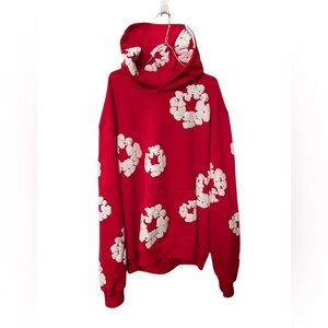 Denim Tears Red Hoodie Men’s Large 100% Authentic